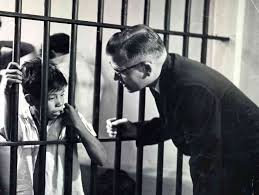 Fr.Wasson securing a young boy's release from prison